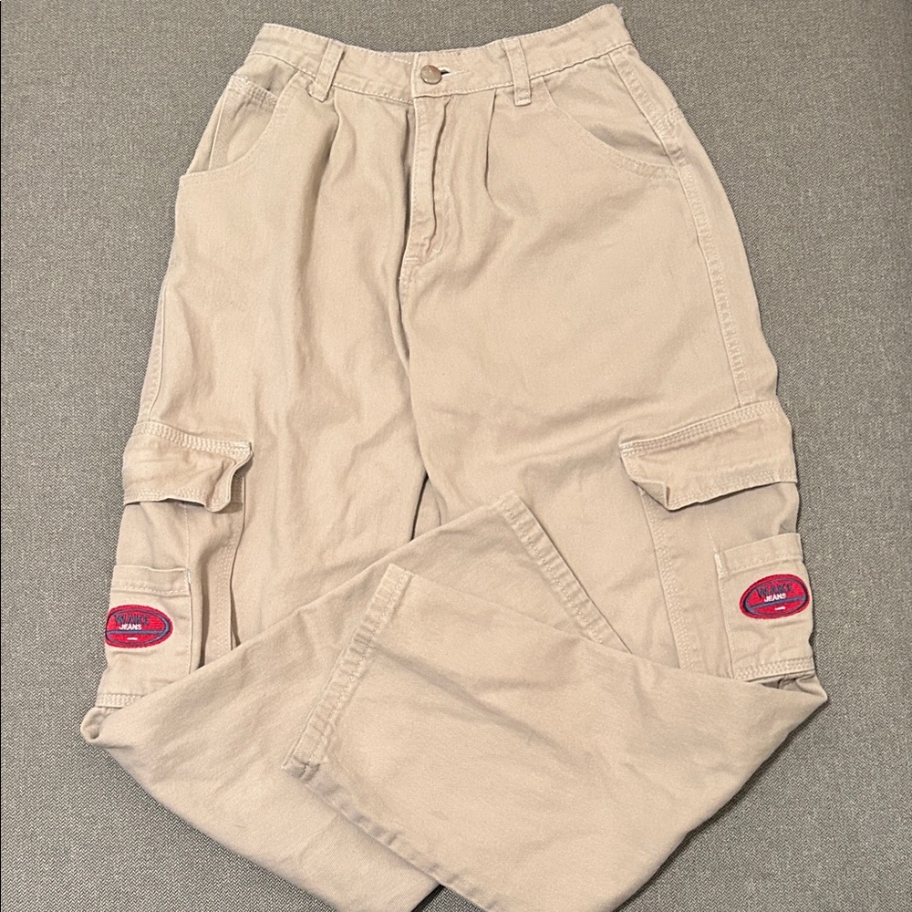 Wake Cargo Jeans Beige/Cream